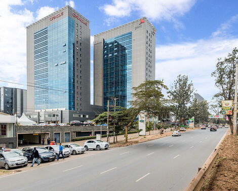 Delta Corner Towers along Waiyaki Way.