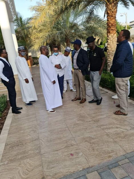 Deputy President William Ruto in Dubai on November 20, 2020