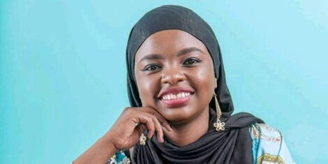 A Picture of Aisha Said Ibrahim, an MCA Aspirant for Makina Ward in Kibra Constituency. March 21.