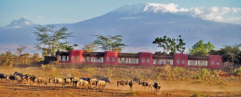 A building at Amboseli Serena Safari Lodge
