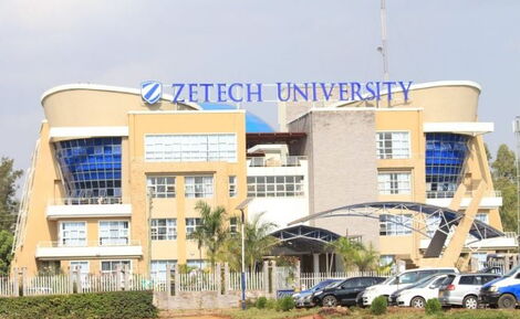 A building at Zetech University along Thika Road