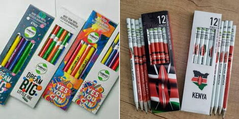 A collage of some of the pencils manufactured by Momo Pencils.jpg