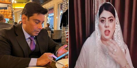 A collage of the late Arshad Sharif and his wife.jpg