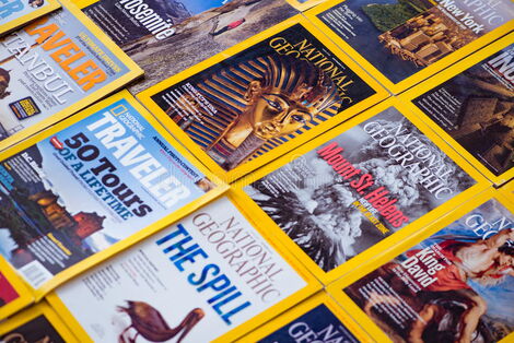 A collection of National Geographic Magazine