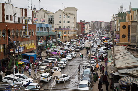 A cross section of Eastleigh neighborhood in Nairobi.