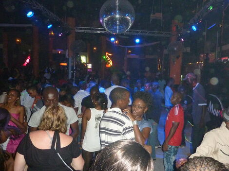 Undated file image of a fully packed nightclub in Kenya.
