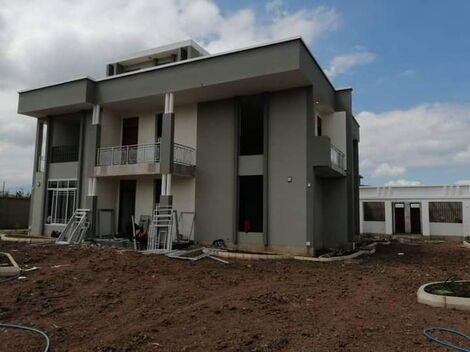 A house under construction