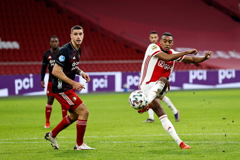 A past match between Ajax nd Feyernoord