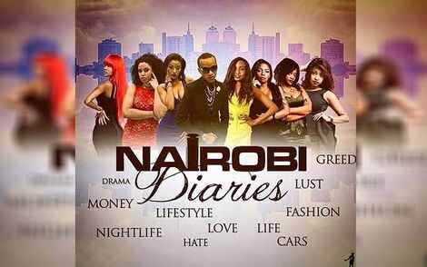 A promotional poster for Nairobi Diaries that aired on K24 TV.