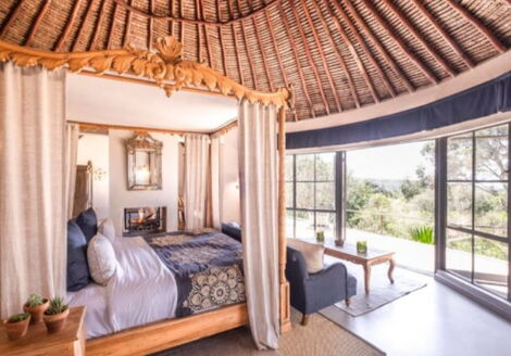 A room at the Governor's Mugie House in Laikipia