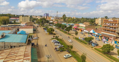 A section of Nanyuki town.