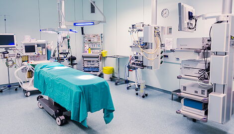 A well set surgical room at a hospital