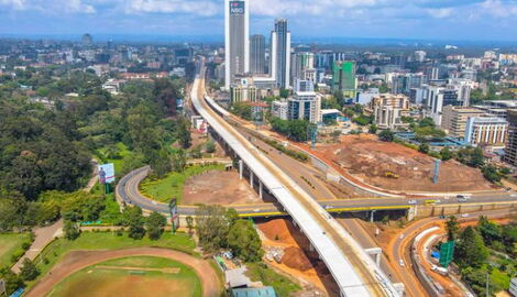 A file image of the Nairobi Expressway in Nairobi.