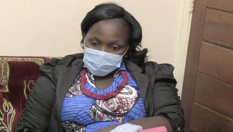 Agnes Wangui Wambiri, the alleged lover of late Matungu MP Justus Murunga
