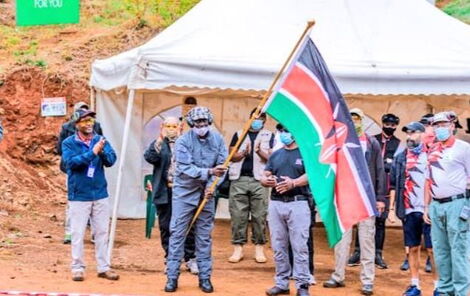 ATPU Directer Moses Otieno During the Kickstart of the Competition on September 4, 2021.