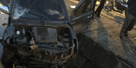 The vehicle was involved in an accident along Nairobi Southern bypass on Thursday, December 2, 2021.