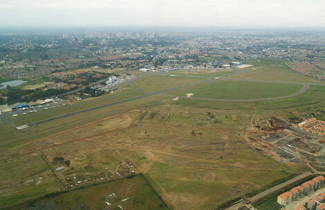 Aerial view of Wilson Airport Nairobi