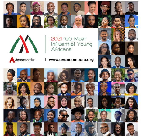 2021 100 Most Influential Young Africans by Avance Africa.