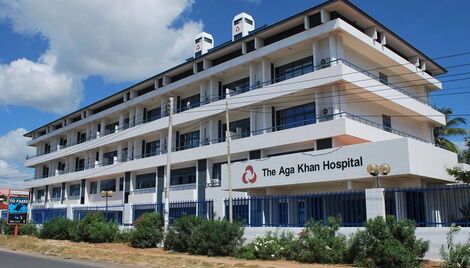 The Aga Khan Hospital located in Kisumu