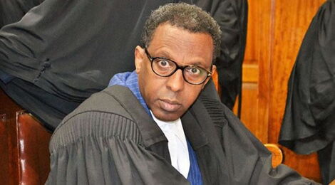 Senior counsel Ahmednasir Abdullahi