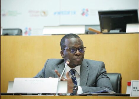 An Image of Former BBC Journalist George Ndirangu.