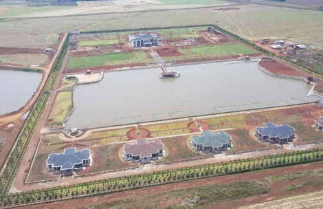 An aerial view of DP William Ruto's home in Sugoi, Uasin Gishu.