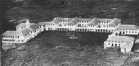 An aerial view of the Nairobi School established 1902.