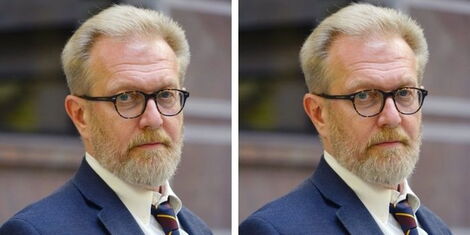 An image of Russia's Ambassador to Kenya, Dmitry Maksimychev.