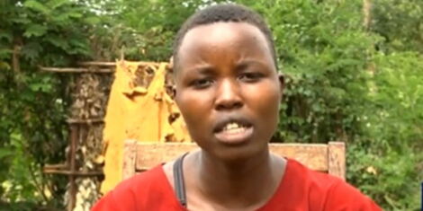 An image of 2022KCSE candidate Damalcine Moraa at her home in Nyamira Province on January 22, 2023.jpg