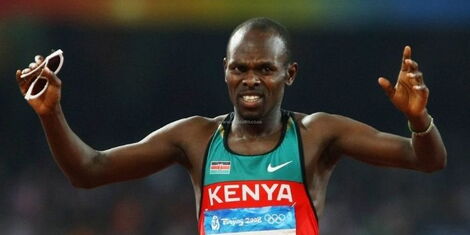 An image of Kenyan athlete, Wilfred Bungei