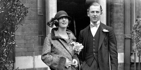 An image of Lord Erroll and his first wife, Lady Idena 