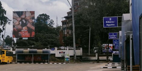An image of the entry point at Green Park Terminus photographed on Thursday June 23, 2022. Kenyans.co.ke