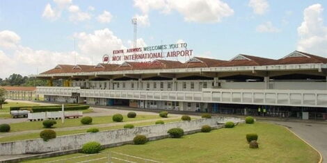 An image of the Moi International Airport in Mombasa, Kenya.