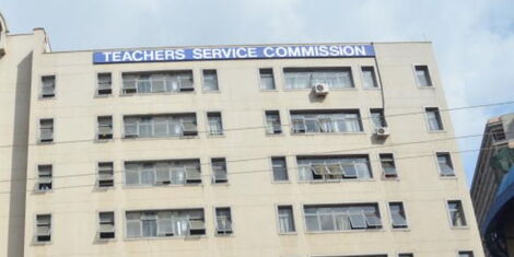 An image of the TSC headquarters in Nairobi