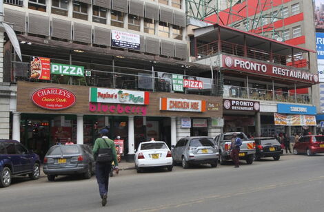 An undated image of Pepino's restaurant in Nairobi CBD