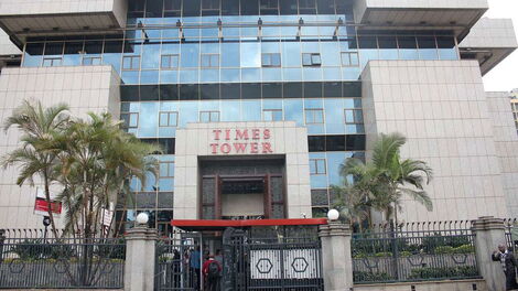 An undated image of Times Tower which houses Kenya Revenue Authority offices