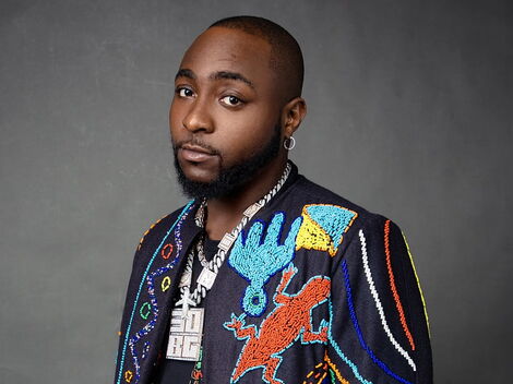 An undated photo of Nigerian singer Davido