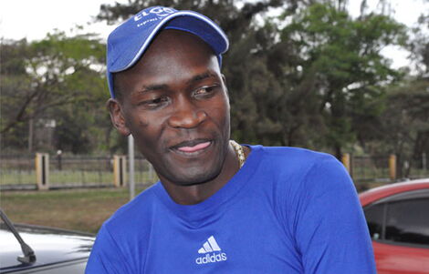 An undated photo of former soccer star Boniface Ambani.