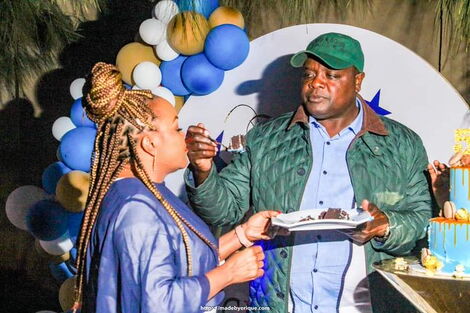 Kirinyaga Women Rep Purity Ngirici and her Husband Andrew Ngirici