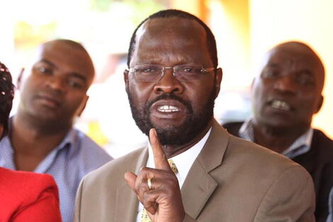 Kisumu Governor Anyang' Nyong'o addresses the media on July 4, 2016.