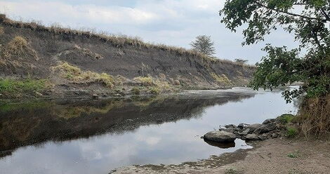 Alarm as Athi River Turns Black [PHOTOS] Kenyans.co.ke