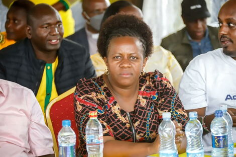 Aurelia Rono PS Nominee for Parliamentary Affairs at Eldoret Sports Club on February 23, 2022