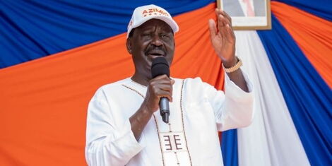 Azimio la Umoja Presidenial Candidate Raila Odinga in Garsen on May 11, 2022..jpg