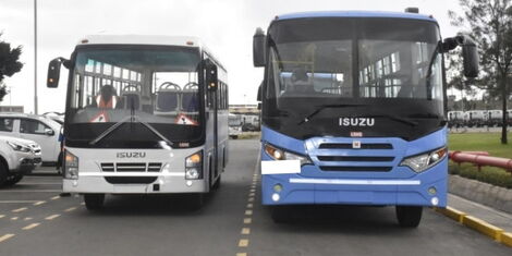 Bus Rapid Transit buses manufactured by Isuzu East Africa