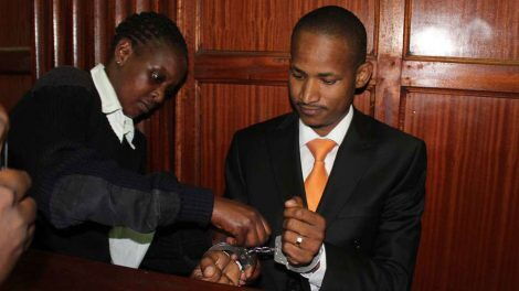 Embakasi East MP Babu Owino when he appeared before Milimani Law Court on January 20, 2020