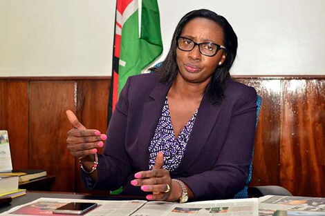 Dagoretti North MP Beatrice Elachi pictured during a past interview.