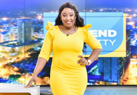 Betty Kyallo at the K24 studios on May 30, 2020.