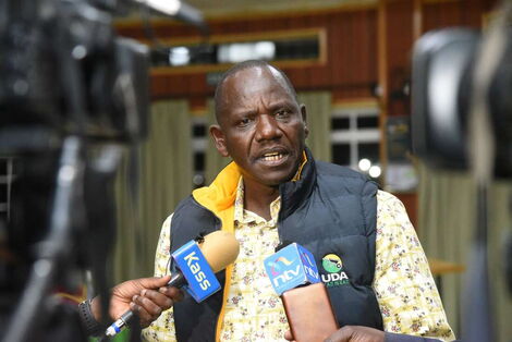 Jonathan Bii who clinched UDA ticket for Uasin Gishu gubernatorial race