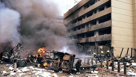 Incident à la bombe qui a secoué l'ambassade américaine à Nairobi le 7 août 1998