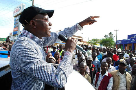 Former Kakamega Senator addresses a past roadside rally
